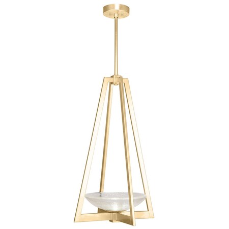 Fine Art Lamps Delphi Pendant, Square, 2-Light, Gold Leaf, 17.5"W (896040-2ST KHAL) 896040-2ST